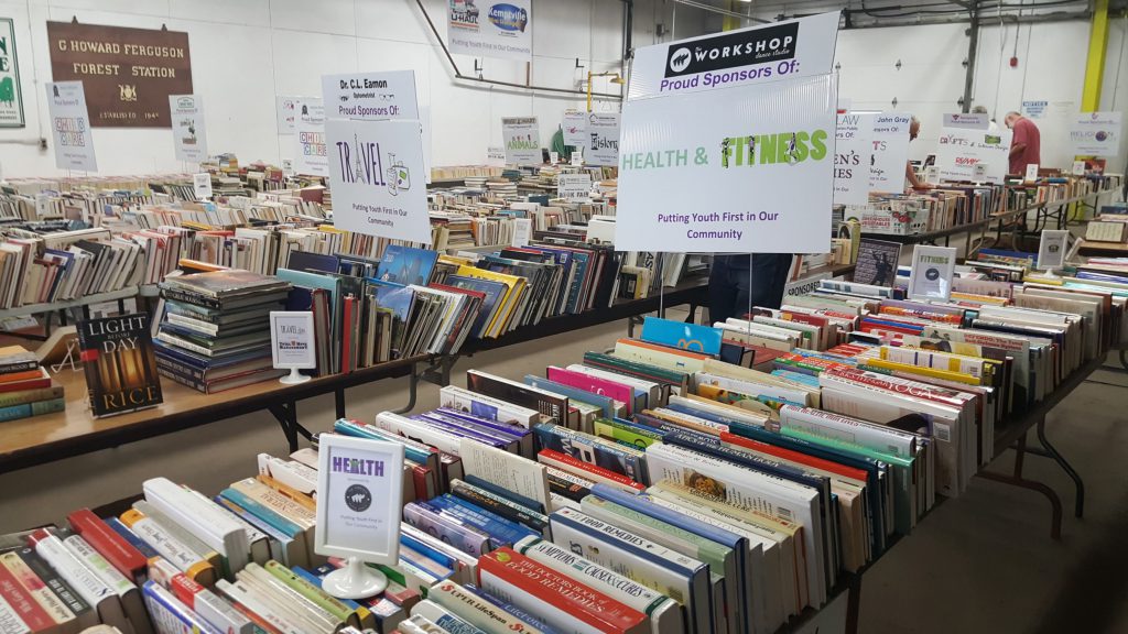 Photo Credit: Drew Hosick - Room of books at book fair 2016