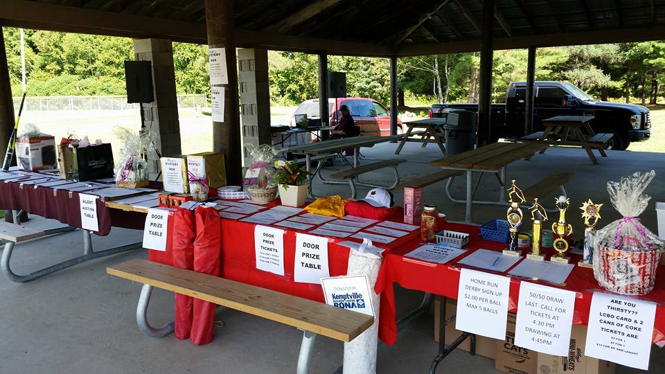 Photo Credit: Amy Newans - Prizes at "Love You" ball tournament