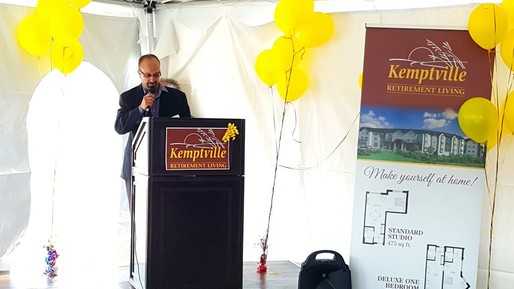 Photo Credit: Drew Hosick - Kemptville Retirement Living Ceremony