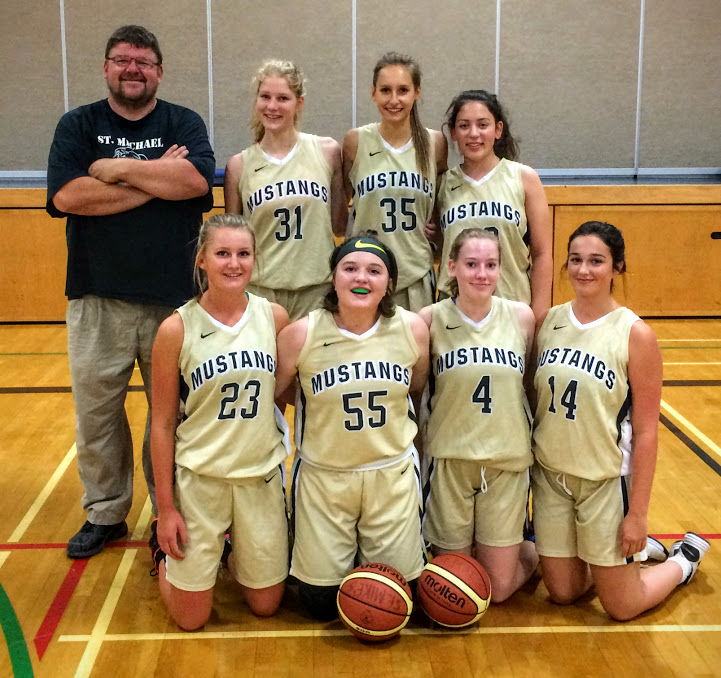 St Mike’s Mustangs Junior and Senior Girls Basketball teams off to one and one start