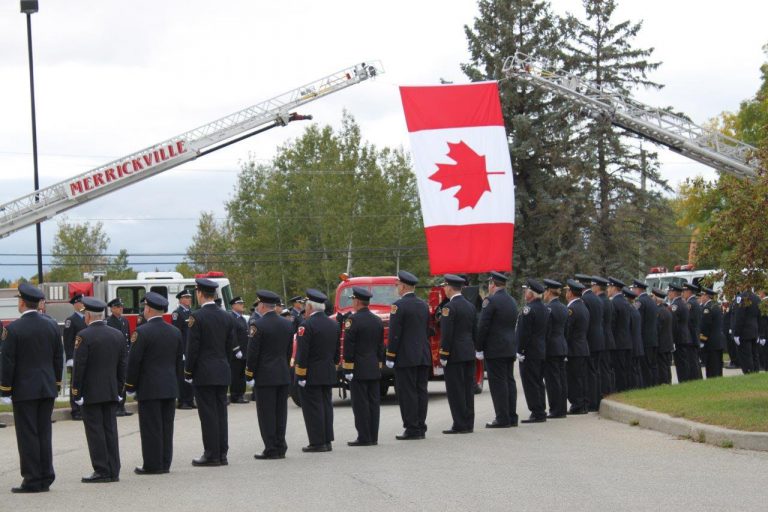 Nearly 500 people say goodbye to former North Grenville Fire Chief Tim Bond at Celebration of Life