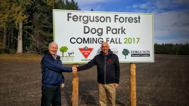 Canadian Tire first sponsor for North Grenville Dog Park