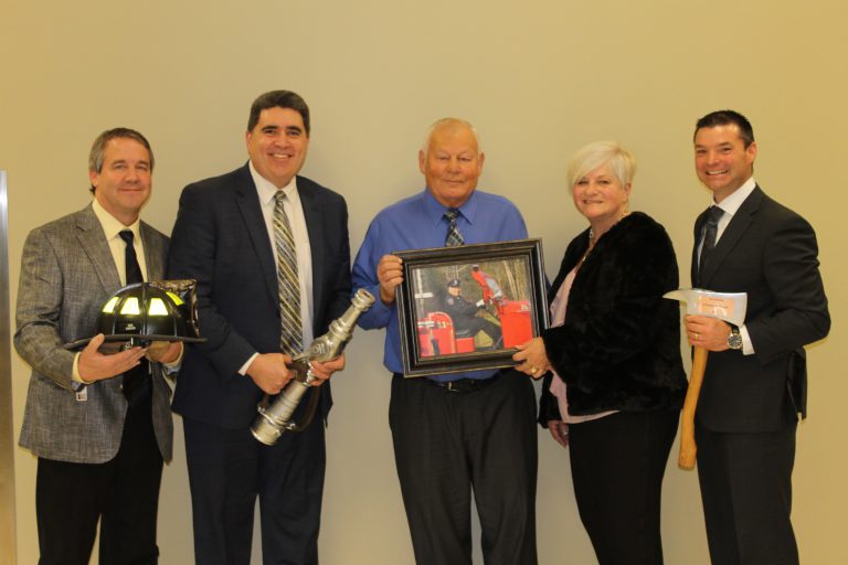 Dan Gordon named firefighter of the year at Awards and Appreciation Banquet