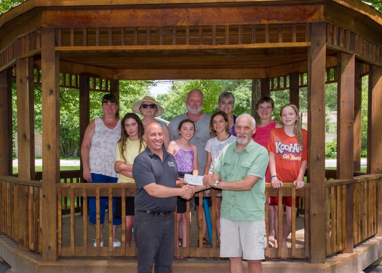 OMCA receives $500 from business towards gazebo project