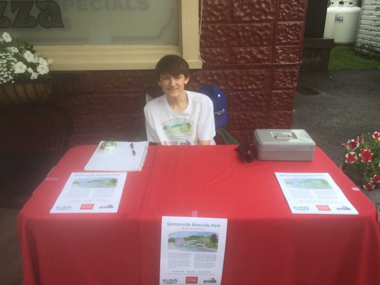 14-year-old fundraises for Spencerville park initiative