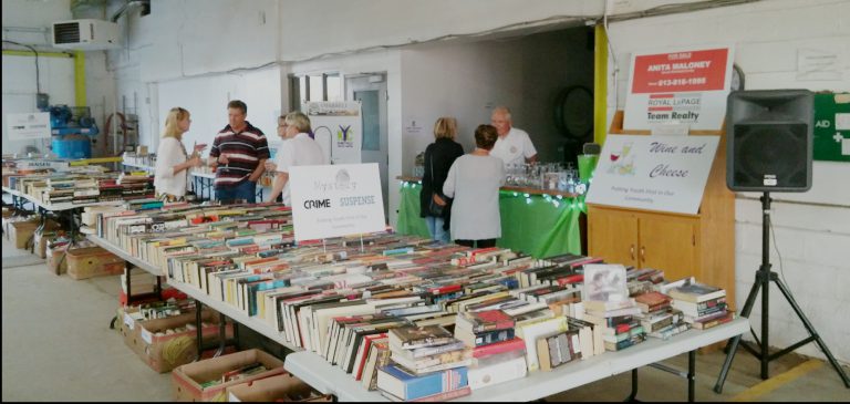 Youth centre book fair meets fundraising target