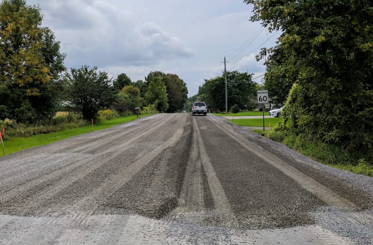 River Road rehabilitation includes paved shoulders