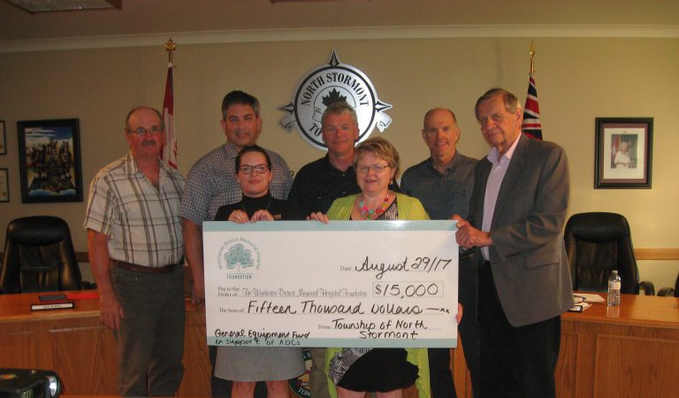 North Stormont gives Winchester District Memorial Hospital $15,000