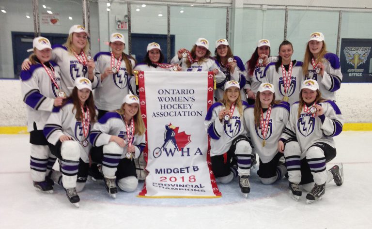 Storm Midget B girls team brings home provincial championship