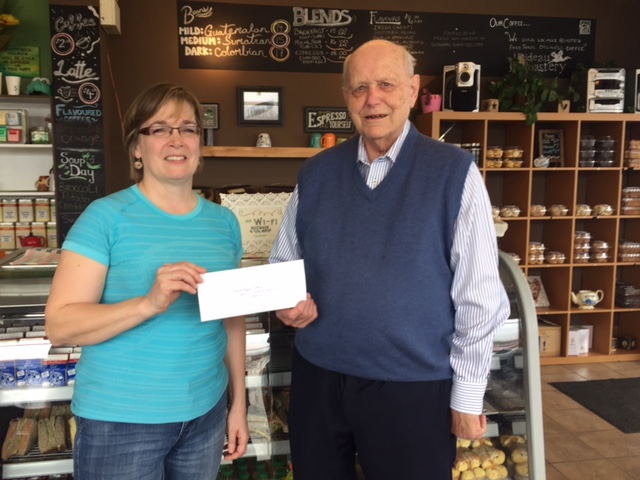 Brewed Awakenings donates $305 to North Grenville Accessible Transportation