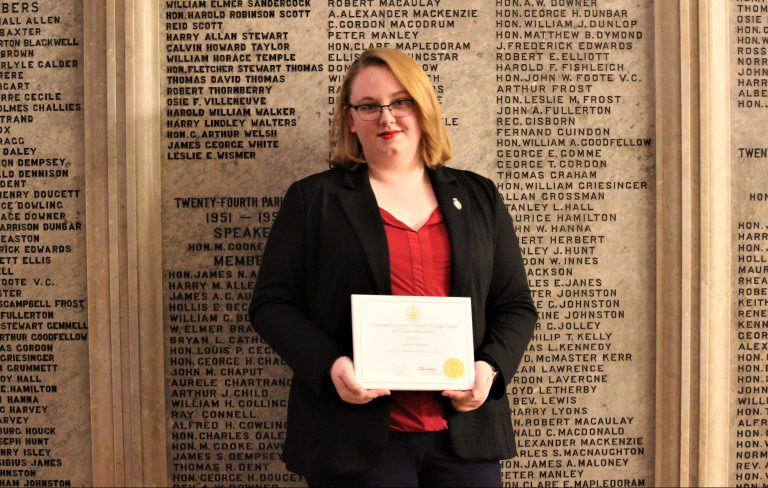 Winchester native wins Lieutenant Governor’s Ontario Heritage Award