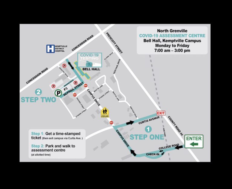North Grenville COVID-19 Assessment Centre tests around 400 people in first day