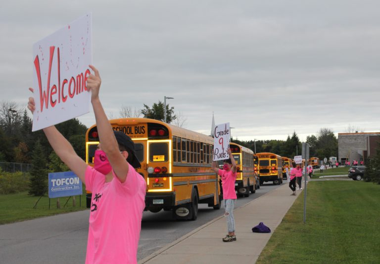 Link Crew helps welcome grade nine students at NGDHS