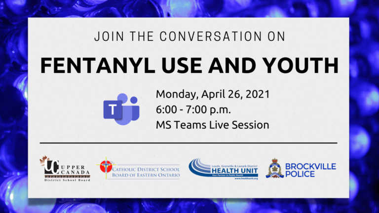 School Boards And Health Unit Collaborate For Fentanyl Information Session