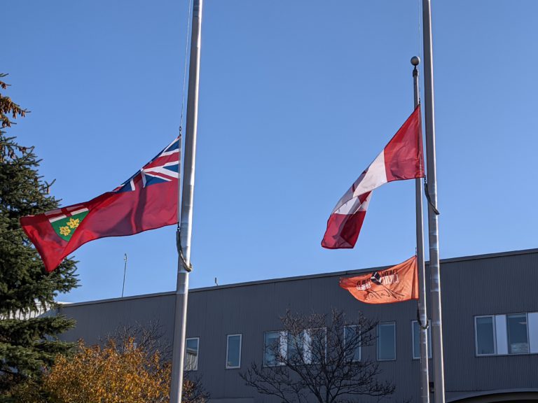 North Grenville, Mayor Peckford mark National Day of Mourning