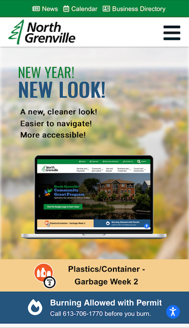 North Grenville launches new website