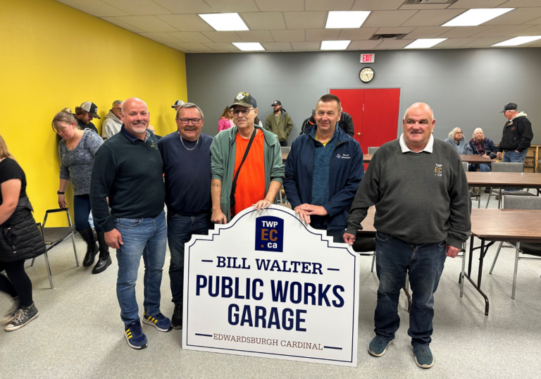 Edwardsburgh Cardinal’s public works garage renamed after long-time employee